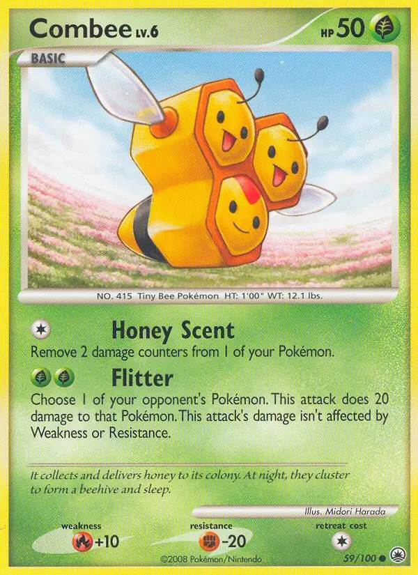 Combee 59 card from Majestic Dawn