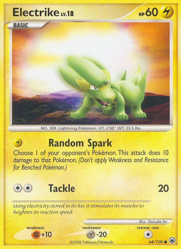 Electrike 64 card from Majestic Dawn