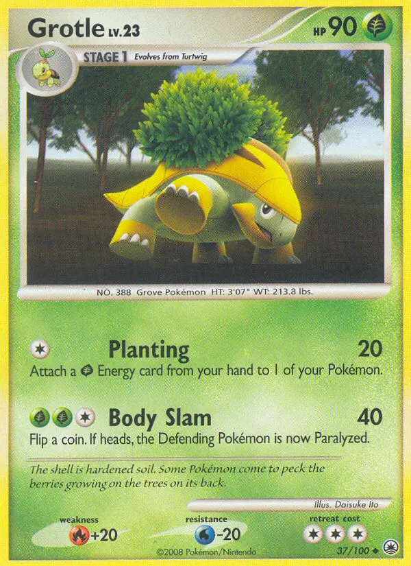 Grotle 37 card from Majestic Dawn