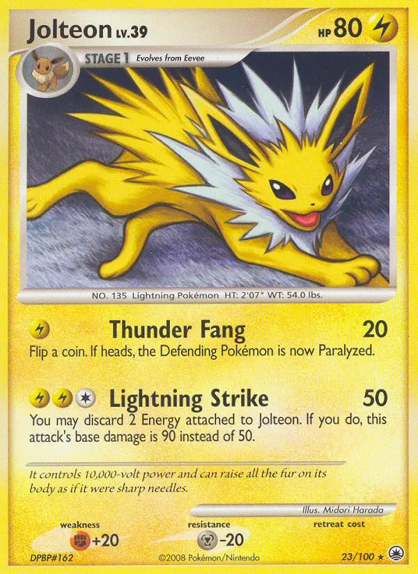 Jolteon 23 card from Majestic Dawn