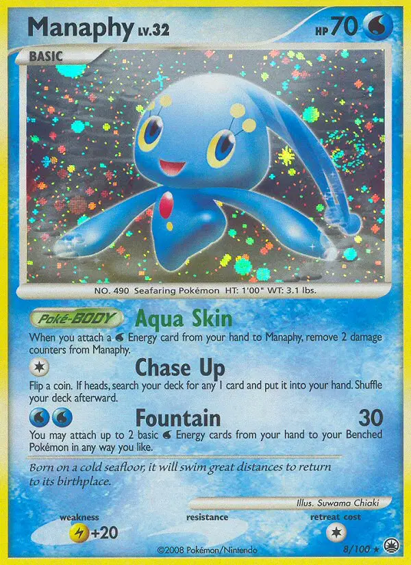Manaphy 8 card from Majestic Dawn