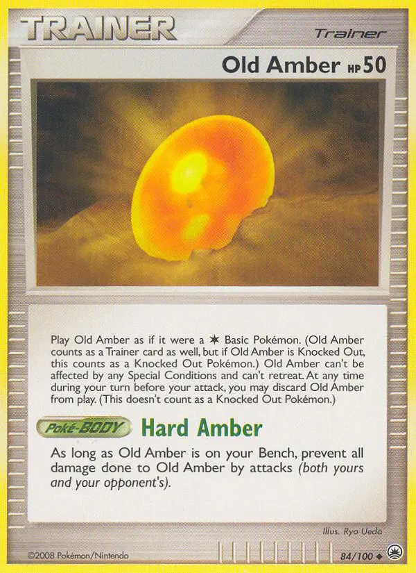 Old Amber 84 card from Majestic Dawn
