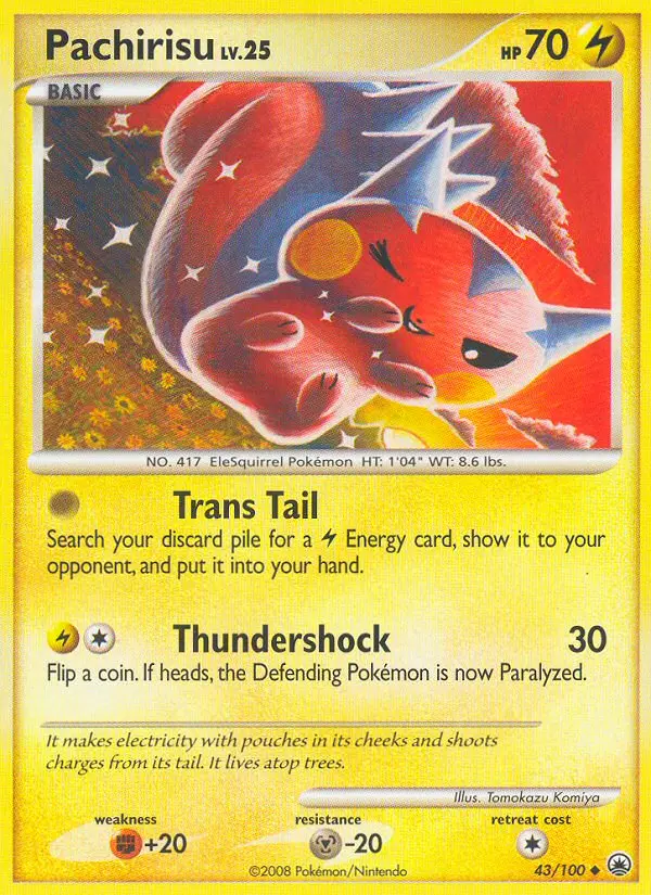 Pachirisu 43 card from Majestic Dawn