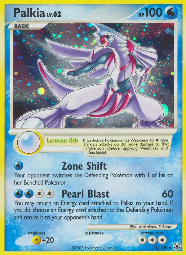 Palkia 11 card from Majestic Dawn
