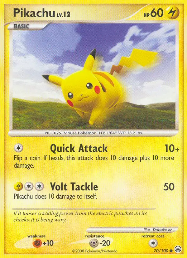 Pikachu 70 — Majestic Dawn 70, Normal finish