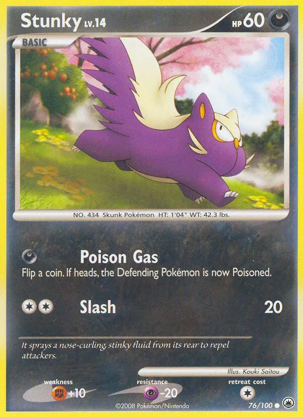 Stunky 76 card from Majestic Dawn