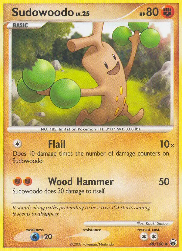 Sudowoodo 48 card from Majestic Dawn