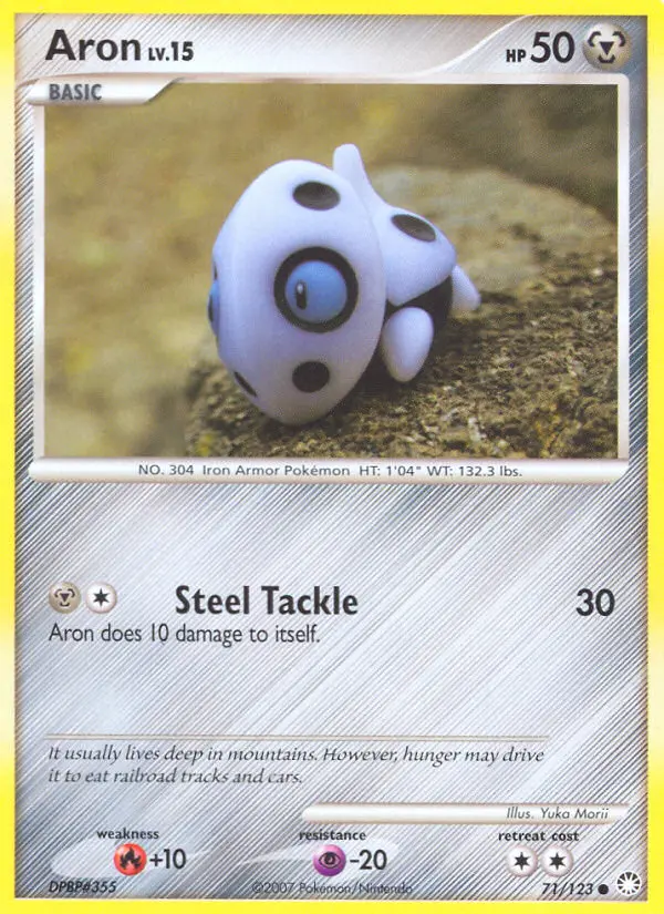 Aron 71 card from Mysterious Treasures