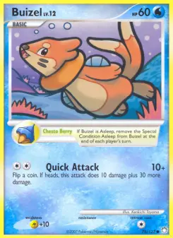 Buizel — Mysterious Treasures #75