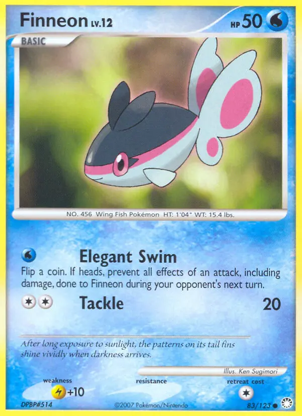 Finneon 83 card from Mysterious Treasures