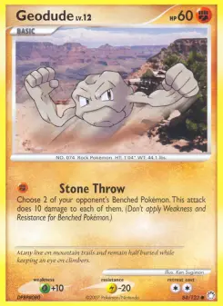 Geodude — Mysterious Treasures #84