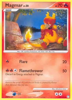Magmar — Mysterious Treasures #54