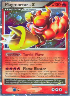 Magmortar LV.X 123 — Mysterious Treasures