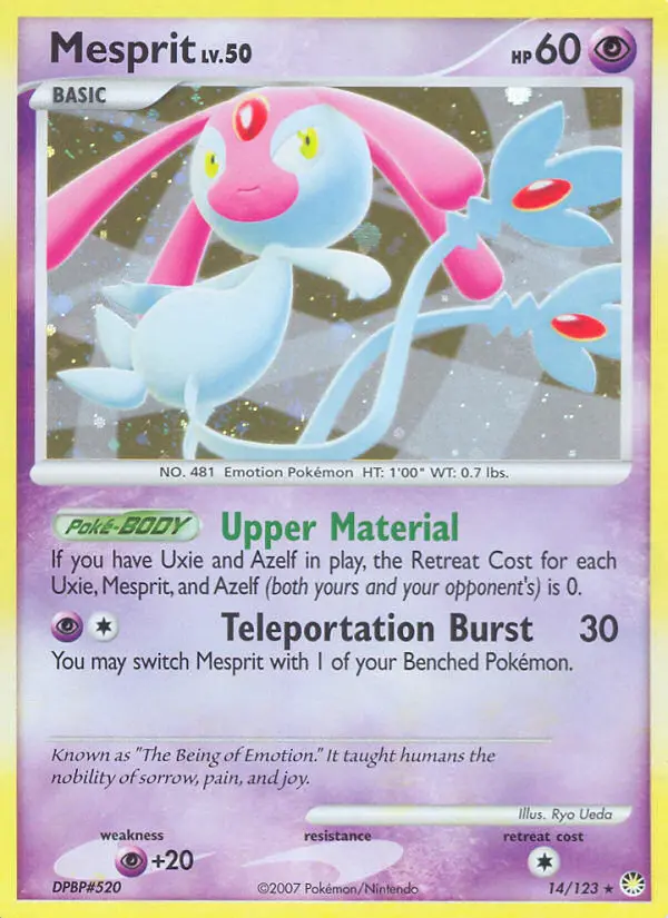Mesprit 14 card from Mysterious Treasures