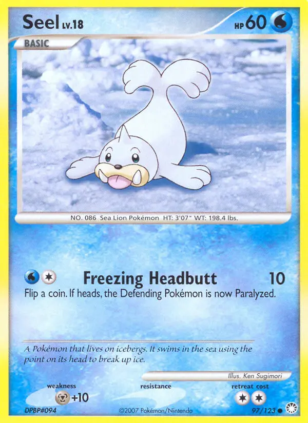 Seel 97 card from Mysterious Treasures