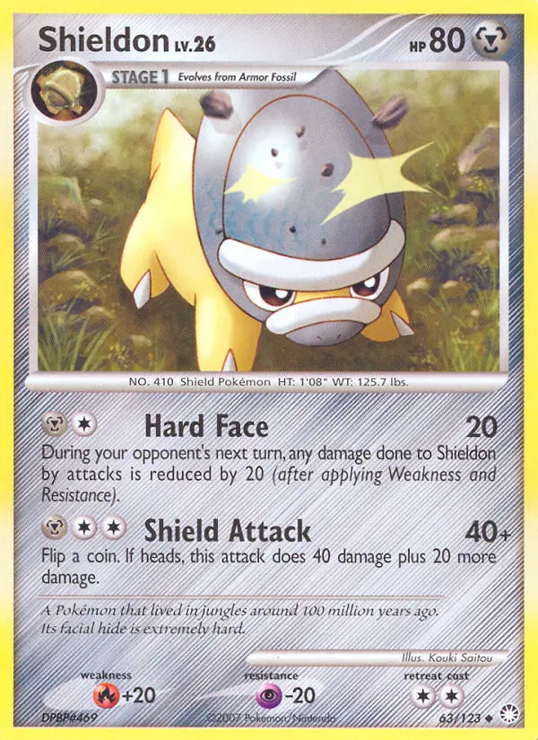 Shieldon 63 card from Mysterious Treasures
