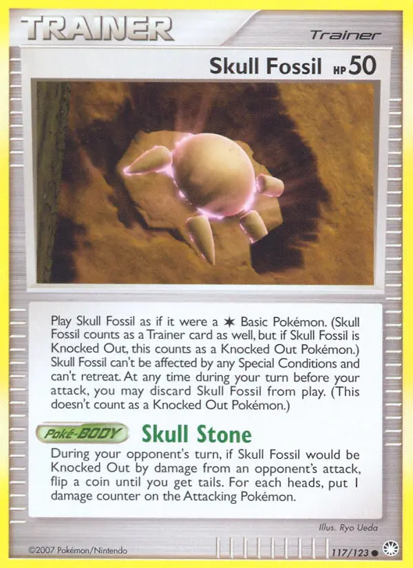 Skull Fossil 117 — Mysterious Treasures 117, Normal finish