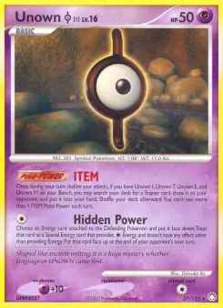 Unown [I] 37 — Mysterious Treasures