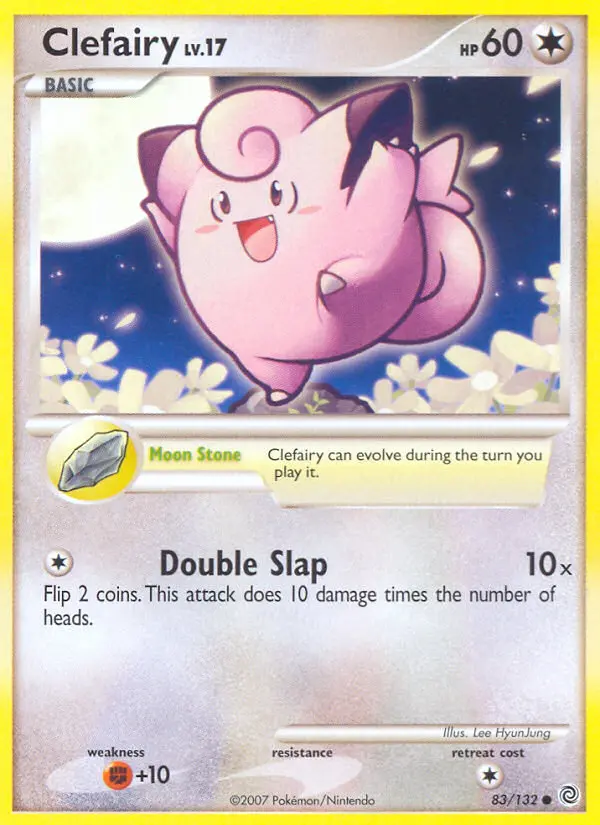 Clefairy 83 card from Secret Wonders