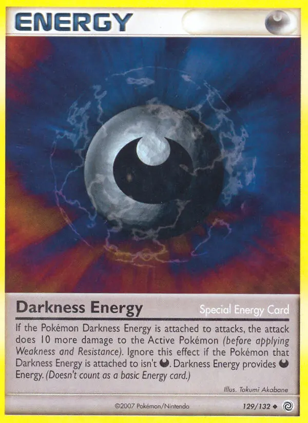 Darkness Energy 129 card from Secret Wonders