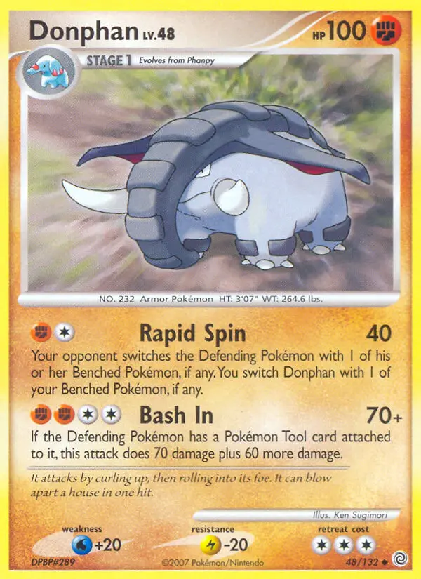 Donphan 48 card from Secret Wonders