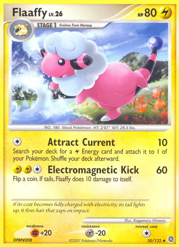 Flaaffy 50 card from Secret Wonders
