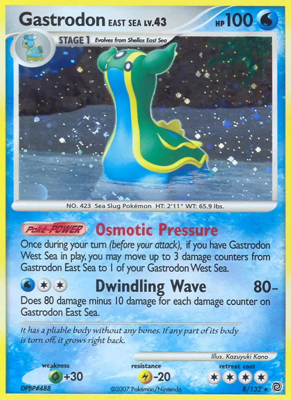 Gastrodon East Sea 8 card from Secret Wonders