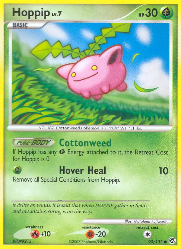 Hoppip 90 card from Secret Wonders