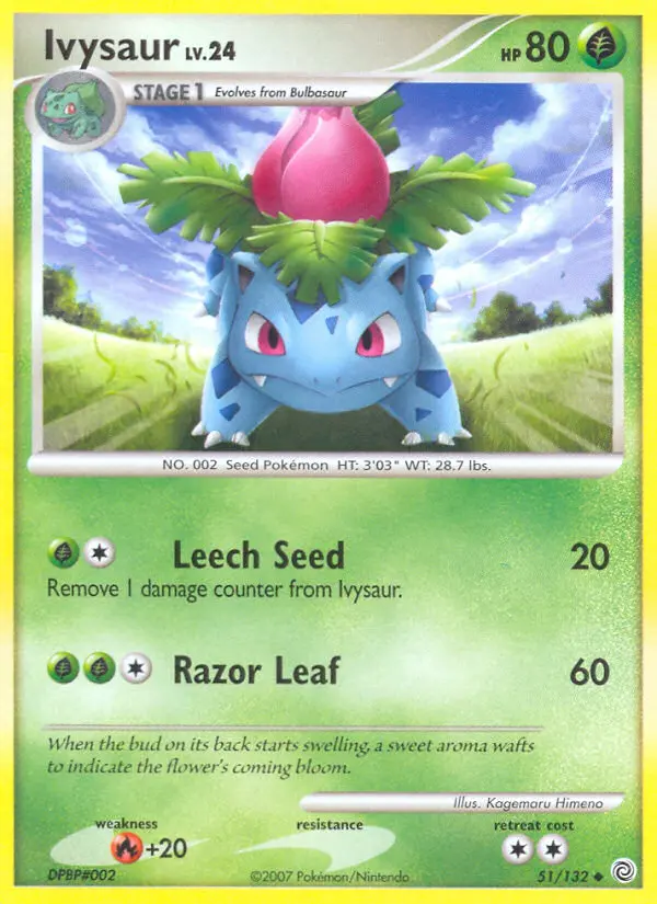 Ivysaur 51 — Secret Wonders 51, Normal finish