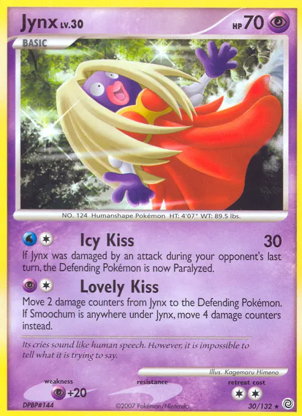 Jynx 30 card from Secret Wonders