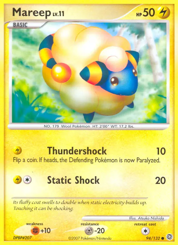 Mareep 94 card from Secret Wonders