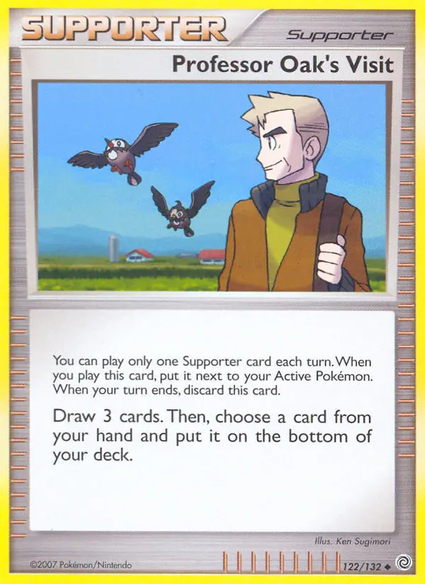 Professor Oak's Visit 122 — Secret Wonders 122, Normal finish