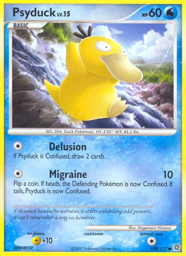 Psyduck 100 card from Secret Wonders