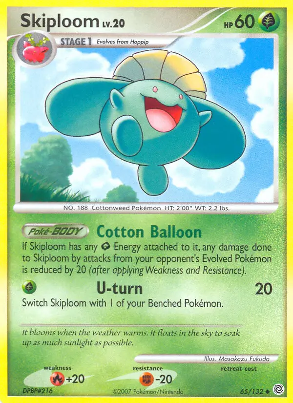 Skiploom 65 card from Secret Wonders