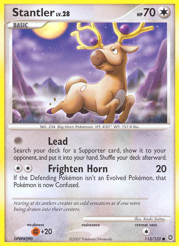 Stantler 113 — Secret Wonders 113, Normal finish