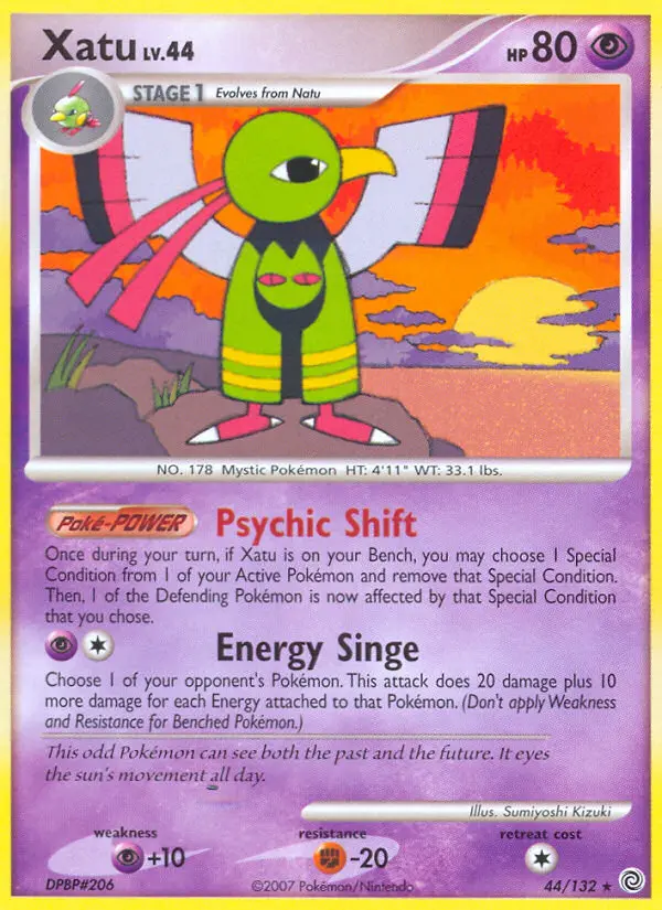 Xatu 44 card from Secret Wonders