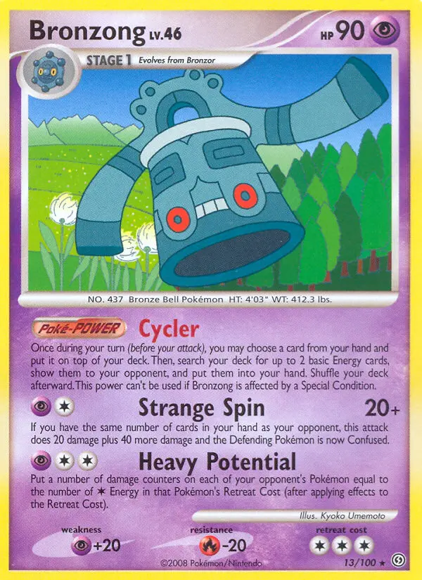 Bronzong 13 card from Stormfront