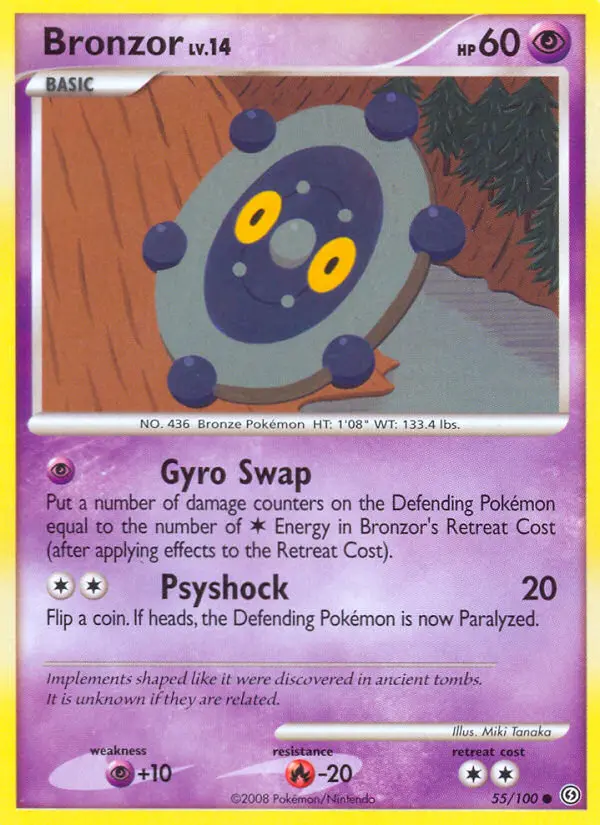 Bronzor 55 card from Stormfront