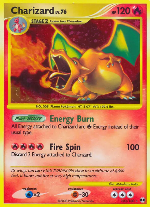 Charizard 103 — the most expensive Stormfront card