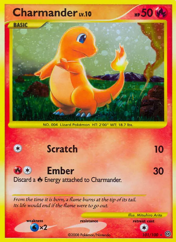 Charmander 101 card from Stormfront