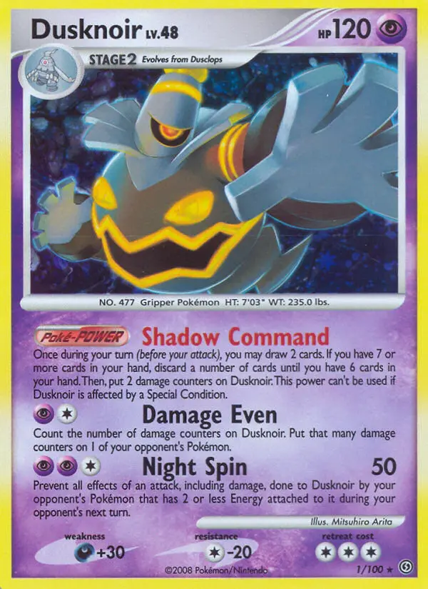 Dusknoir 1 card from Stormfront