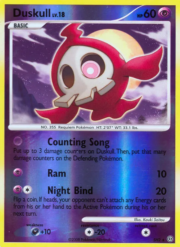 Duskull SH2 card from Stormfront