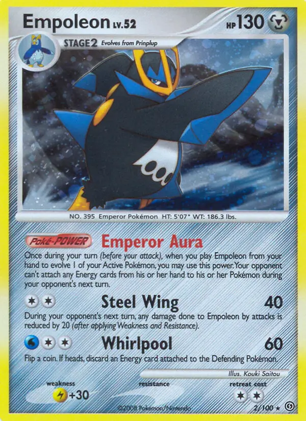 Empoleon 2 card from Stormfront