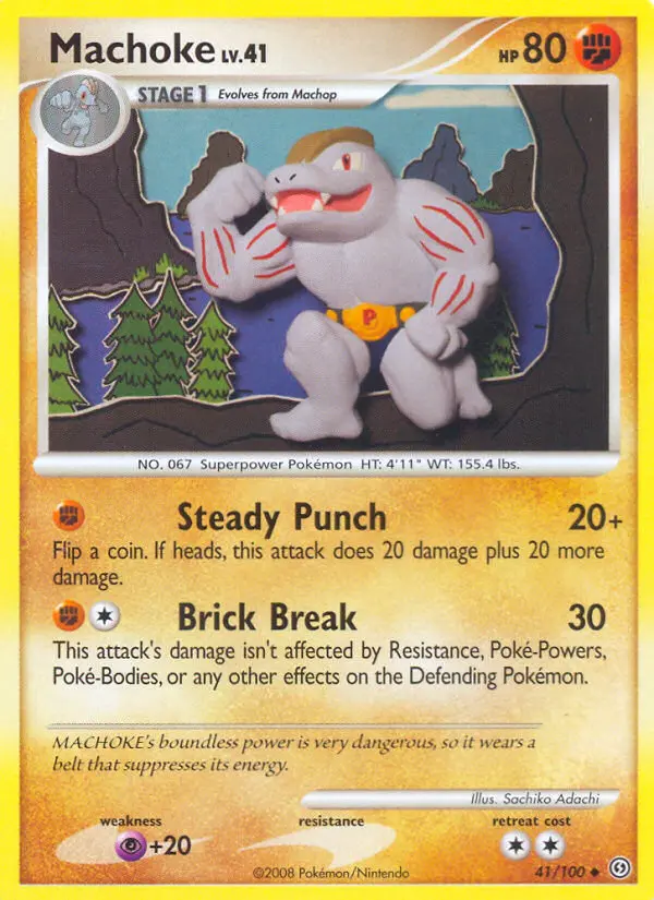 Machoke 41 card from Stormfront