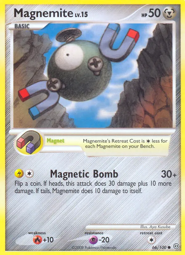 Magnemite 66 card from Stormfront