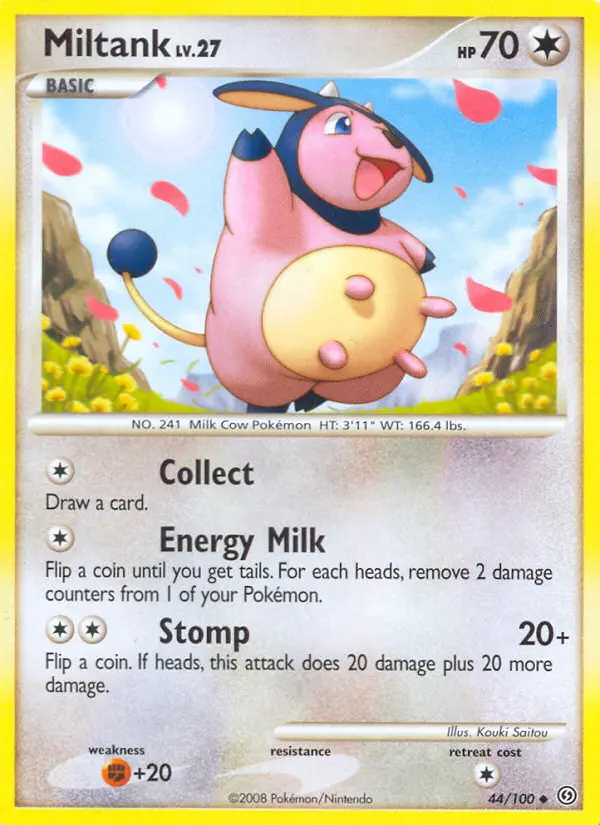 Miltank 44 card from Stormfront