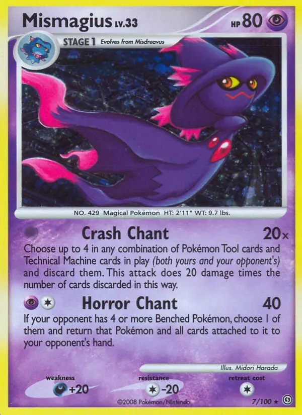 Mismagius 7 card from Stormfront