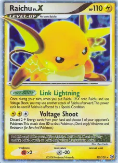 Raichu LV.X 99 — Stormfront
