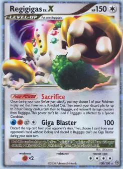Regigigas LV.X 100 — Stormfront