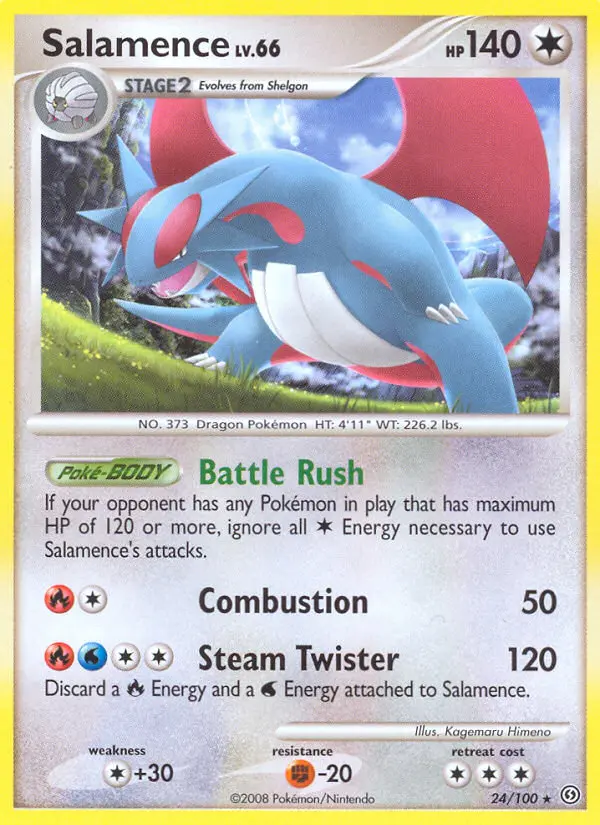 Salamence 24 card from Stormfront